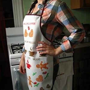 gingerbread cookie man Women's Apron WATERPROOF